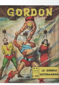 Comics: Fratelli Spada: Flash Gordon num 06, año 1964 - La Guerra Sottomarina, M. Caria